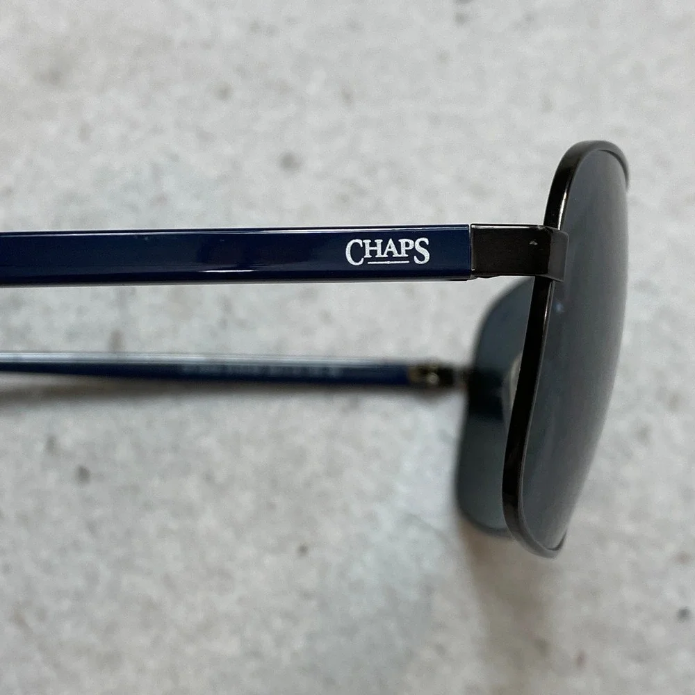 Chaps Sunglasses Mens 60mm Gunmetal CP 4002 9157/87 Aviator Double Bridge